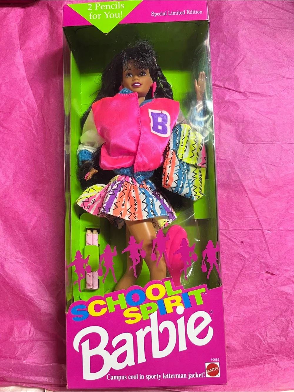 1993 African American School Spirit Barbie Limited edition African-American NRFB